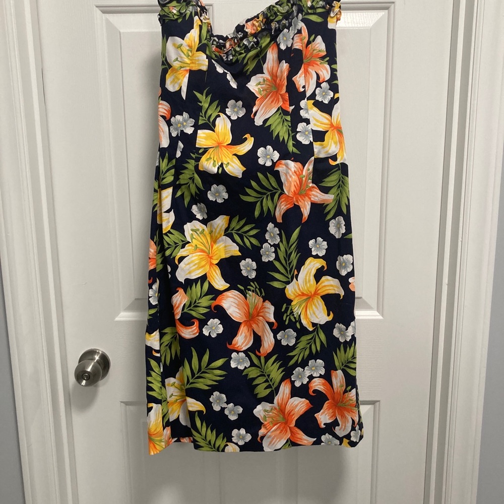 Ralph Lauren navy floral dress size 8